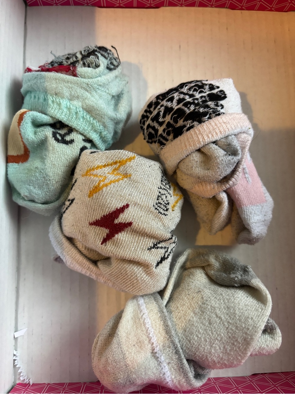 Worn socks